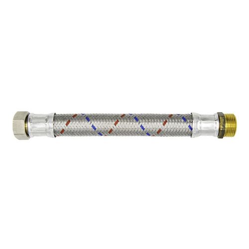Flexible Sanitaire Chauffage Climatisation Inox Femelle x Mâle DN 15 mm - Série Plus QB