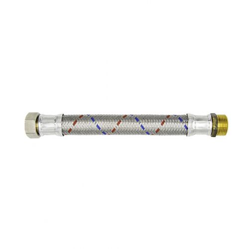 Flexible Sanitaire Chauffage Climatisation Inox Femelle x Mâle DN 25.5 mm - Série Plus QB