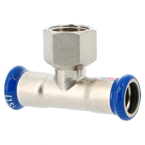 Té femelle acier inox à sertir SERTIsteel