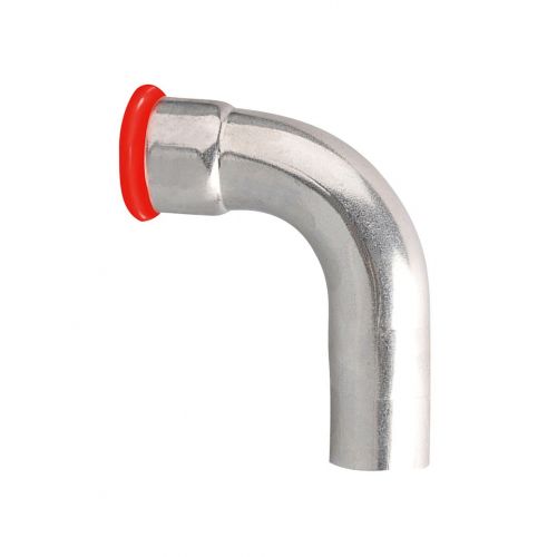 Coude 90° femelle-mâle acier Carbone électrozingué à sertir SERTIsteel