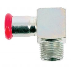 Coude 90° mâle acier Carbone électrozingué à sertir SERTIsteel