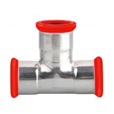 Té égal acier Carbone électrozingué à sertir SERTIsteel