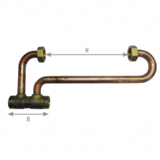 Support Compteur d'eau Divisionnaire Droit - Montage Décentré