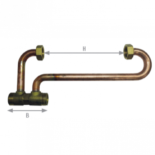 Support Compteur d'eau Divisionnaire Droit - Montage D&eacute;centr&eacute;