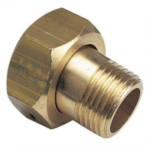 Raccord Laiton Compteur - M&acirc;le - Femelle - Ecrou Tournant Prisonnier