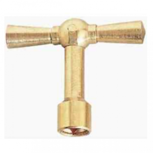 Cl&eacute; cache entr&eacute;e Triangle en Laiton