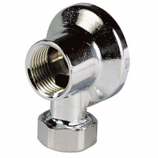 Applique Murale Laiton Chrome Avec Ecrou