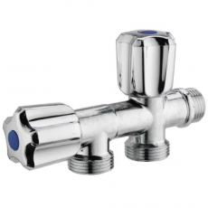 Robinet d'arrêt droit machine à laver + lave-vaisselle