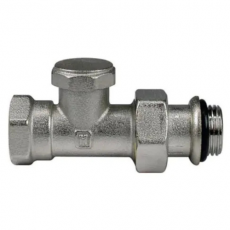 Té de réglage droit Honeywell Verafix – vanne d’isolement et de réglage pour radiateur